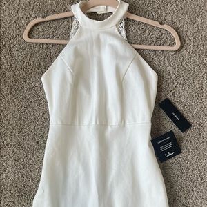 Lulus White Size XS Halter Dress new with tags!!